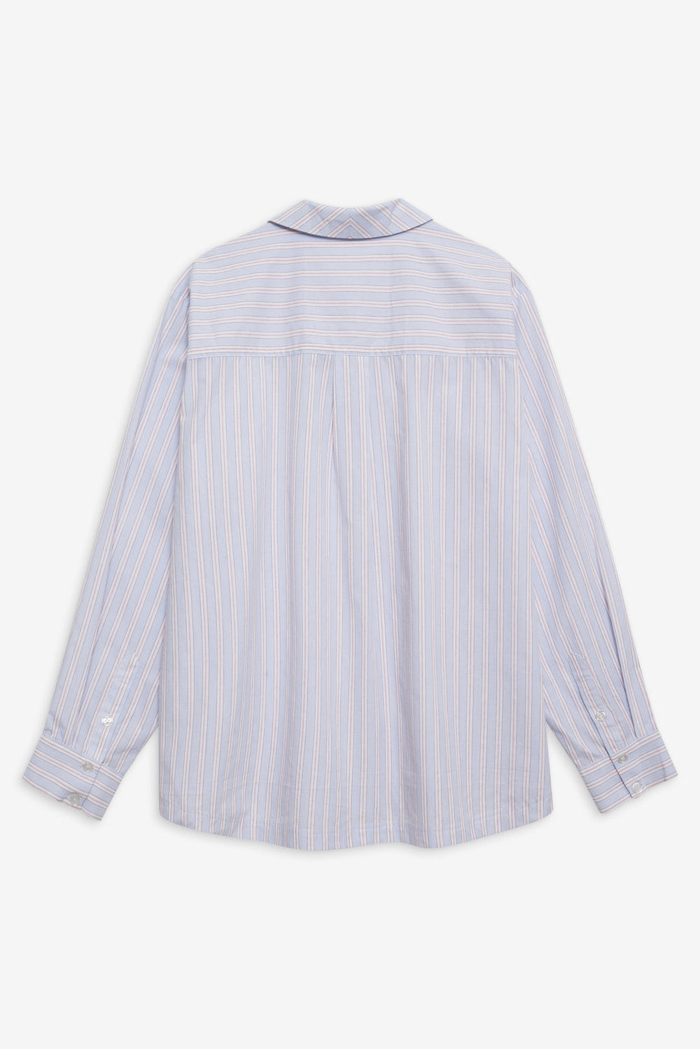 Lakeside Stripe Button Down Top — Blue