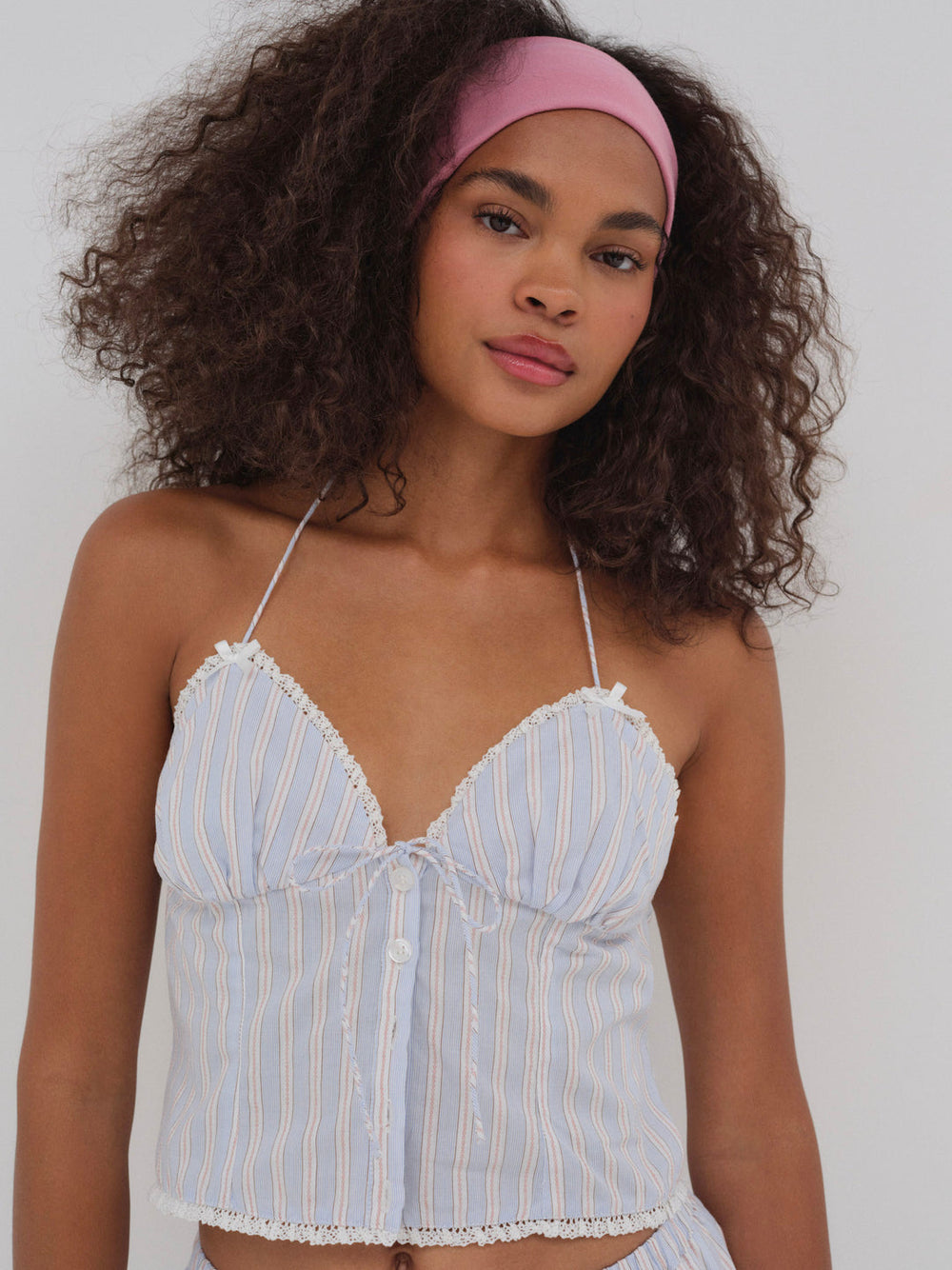 Lakeside Stripe Top — Blue
