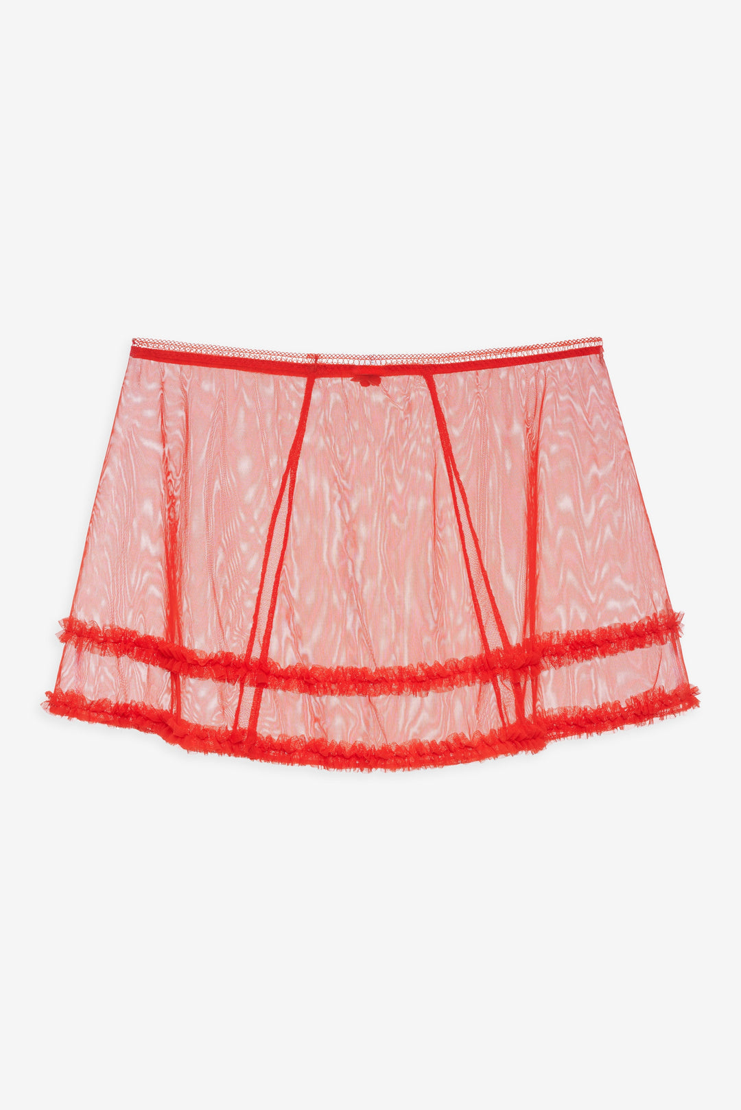 Gene Slip Skirt — Red