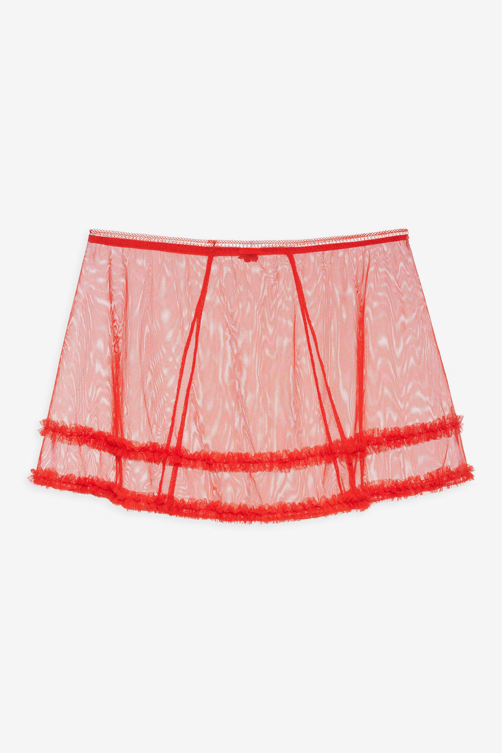 Gene Slip Skirt — Red