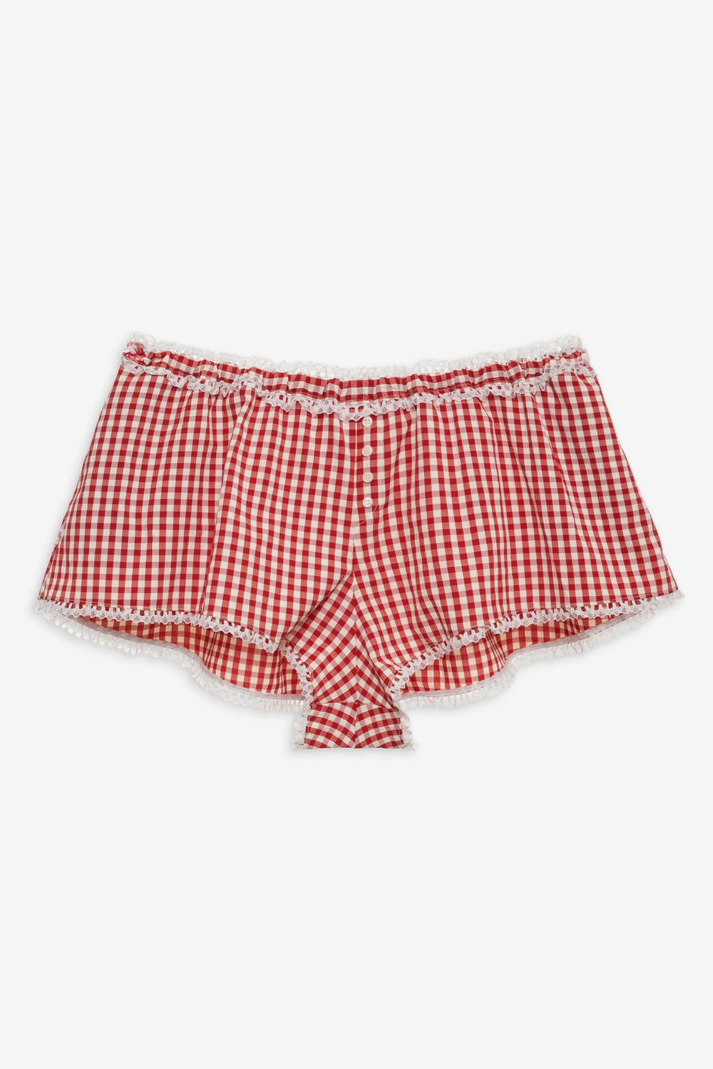 Scotch Bonnet Gingham Short — Red