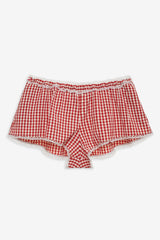 Scotch Bonnet Gingham Short — Red