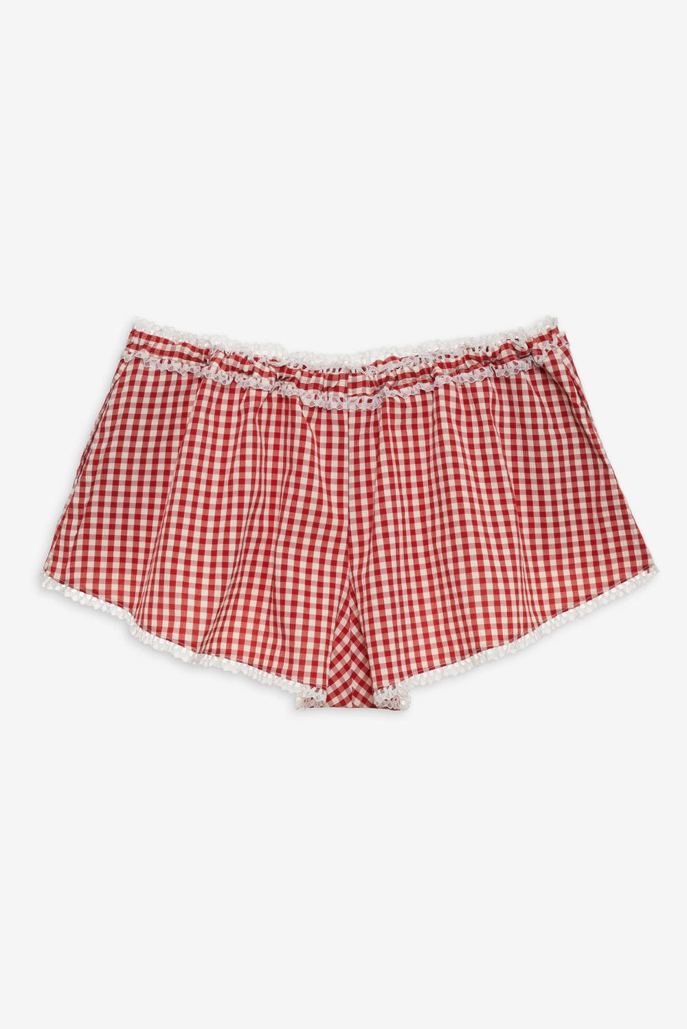 Scotch Bonnet Gingham Short — Red