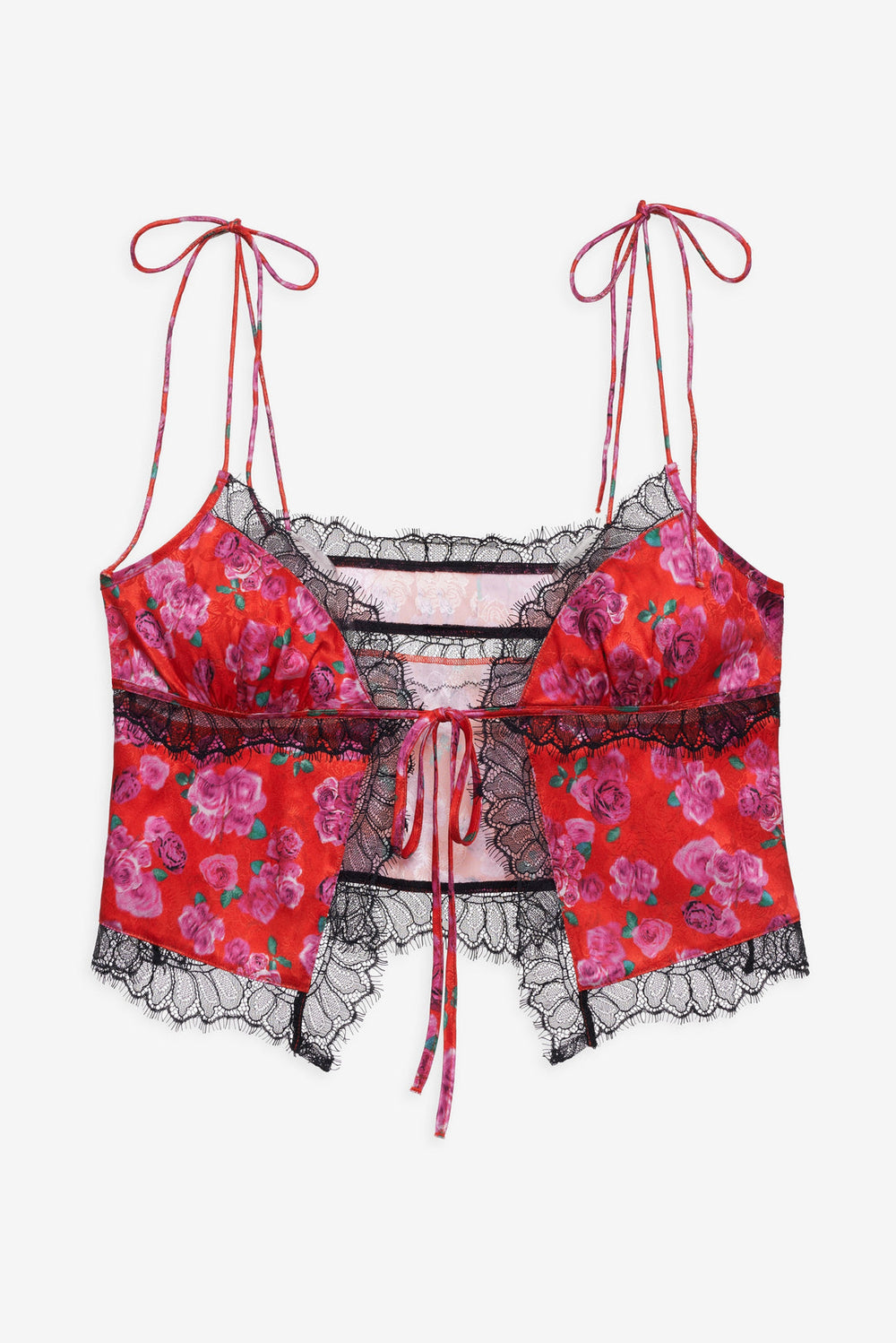 Bellamy Sleep Top & Sleep Mask — Red