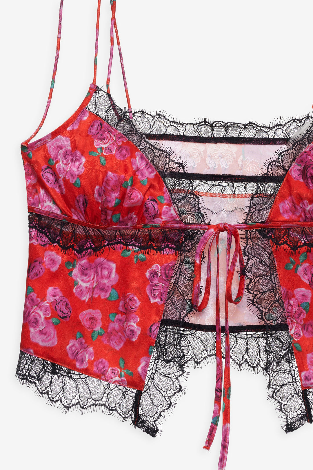 Bellamy Sleep Top & Sleep Mask — Red