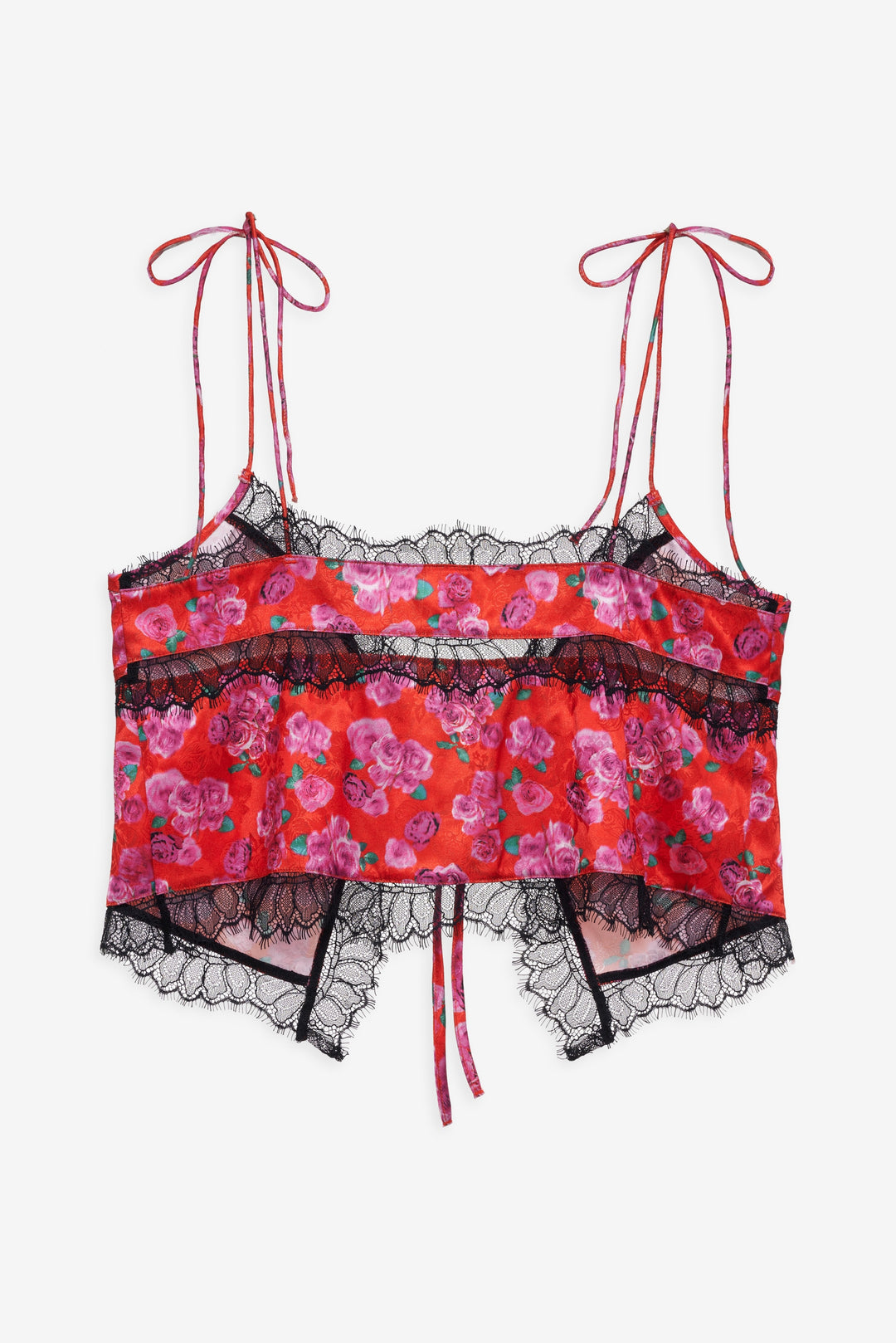 Bellamy Sleep Top & Sleep Mask — Red