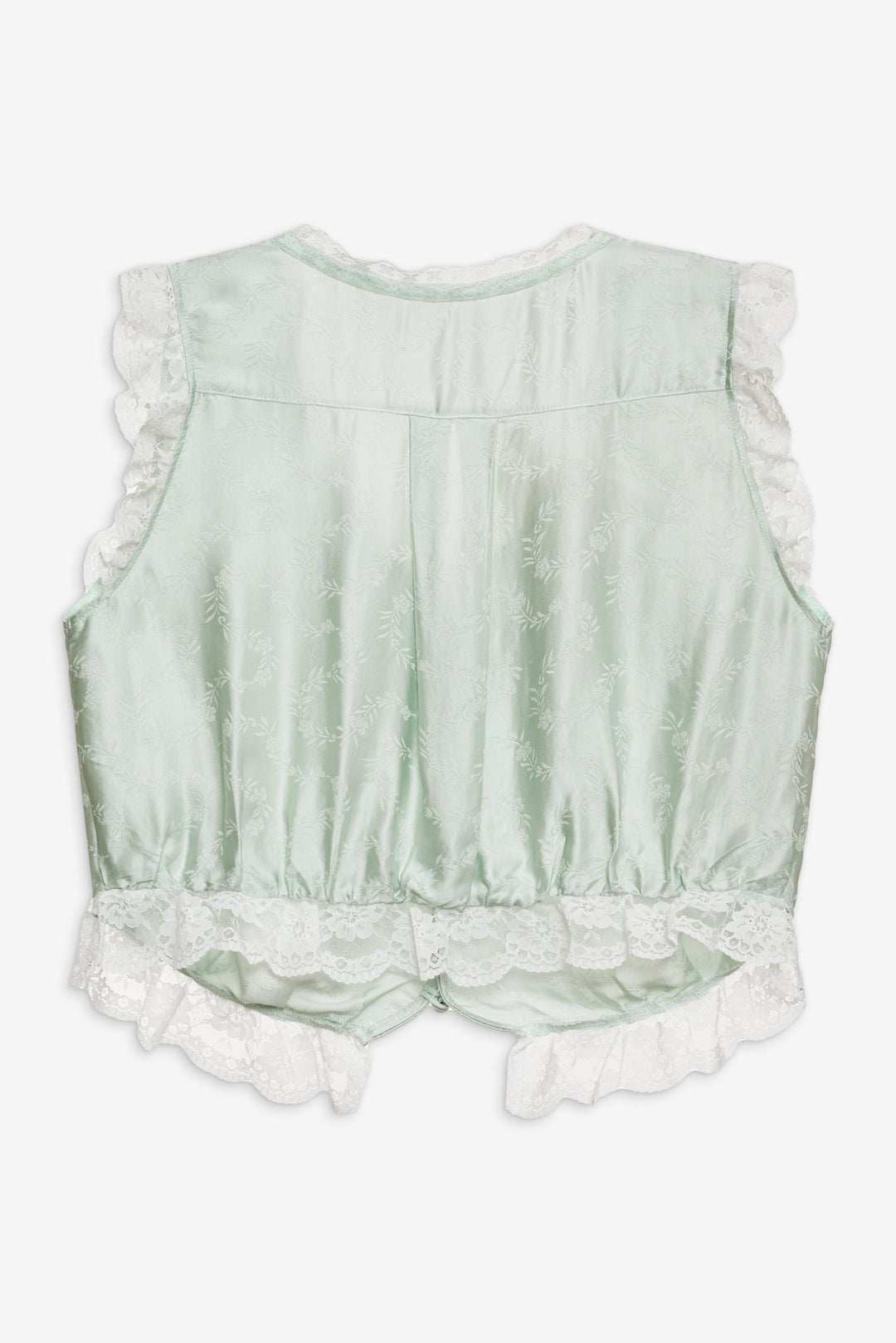 Mint Twist Jacquard Top — Mint