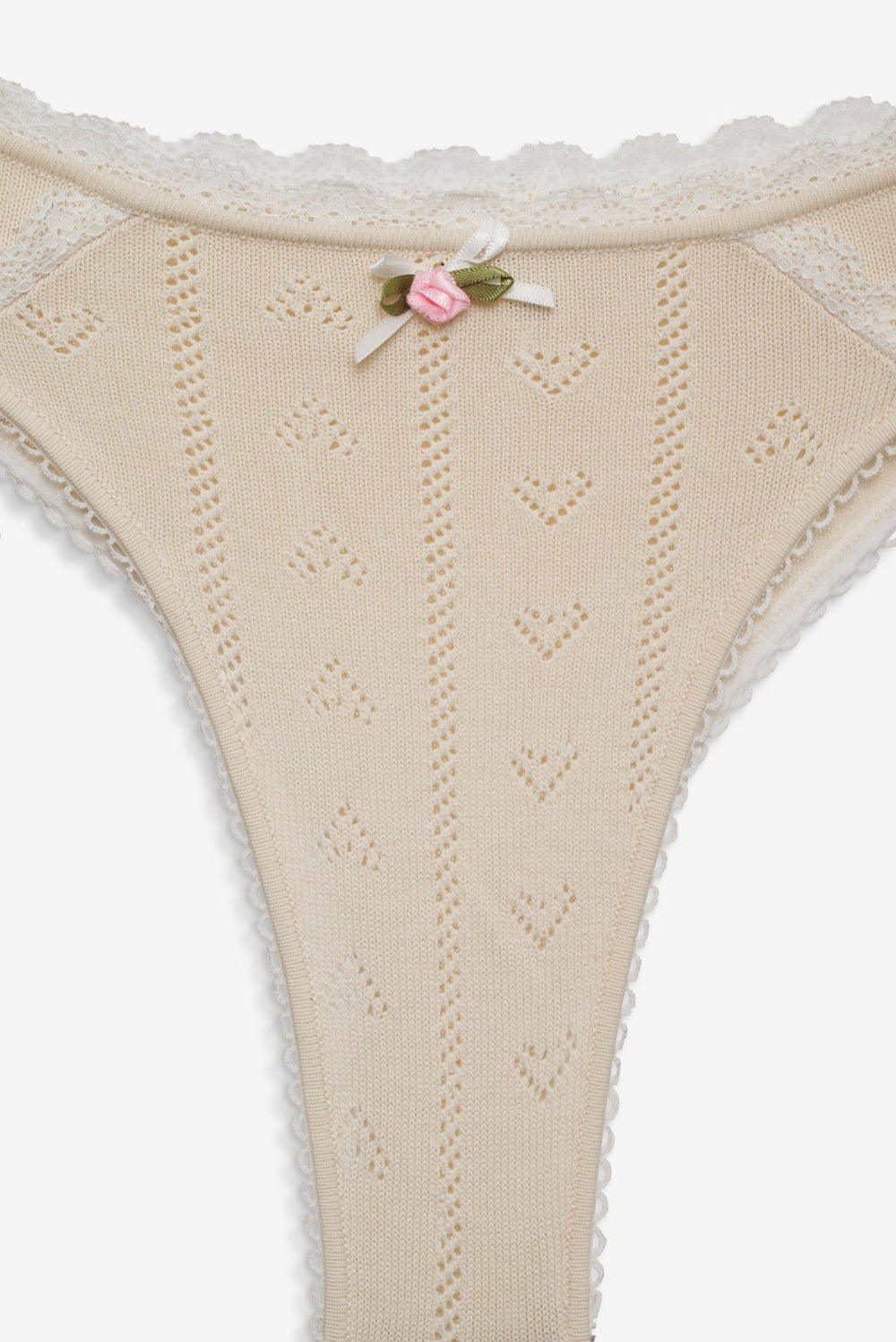 Angelina Knit Panty — Cream