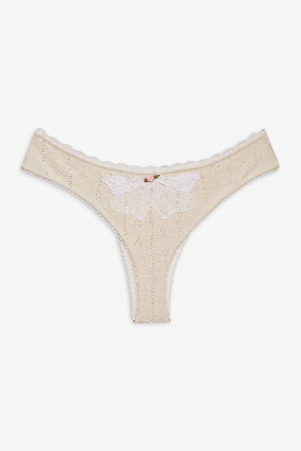 Angelina Knit Panty — Cream