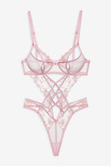 Dainty Daphne Teddy — Pink