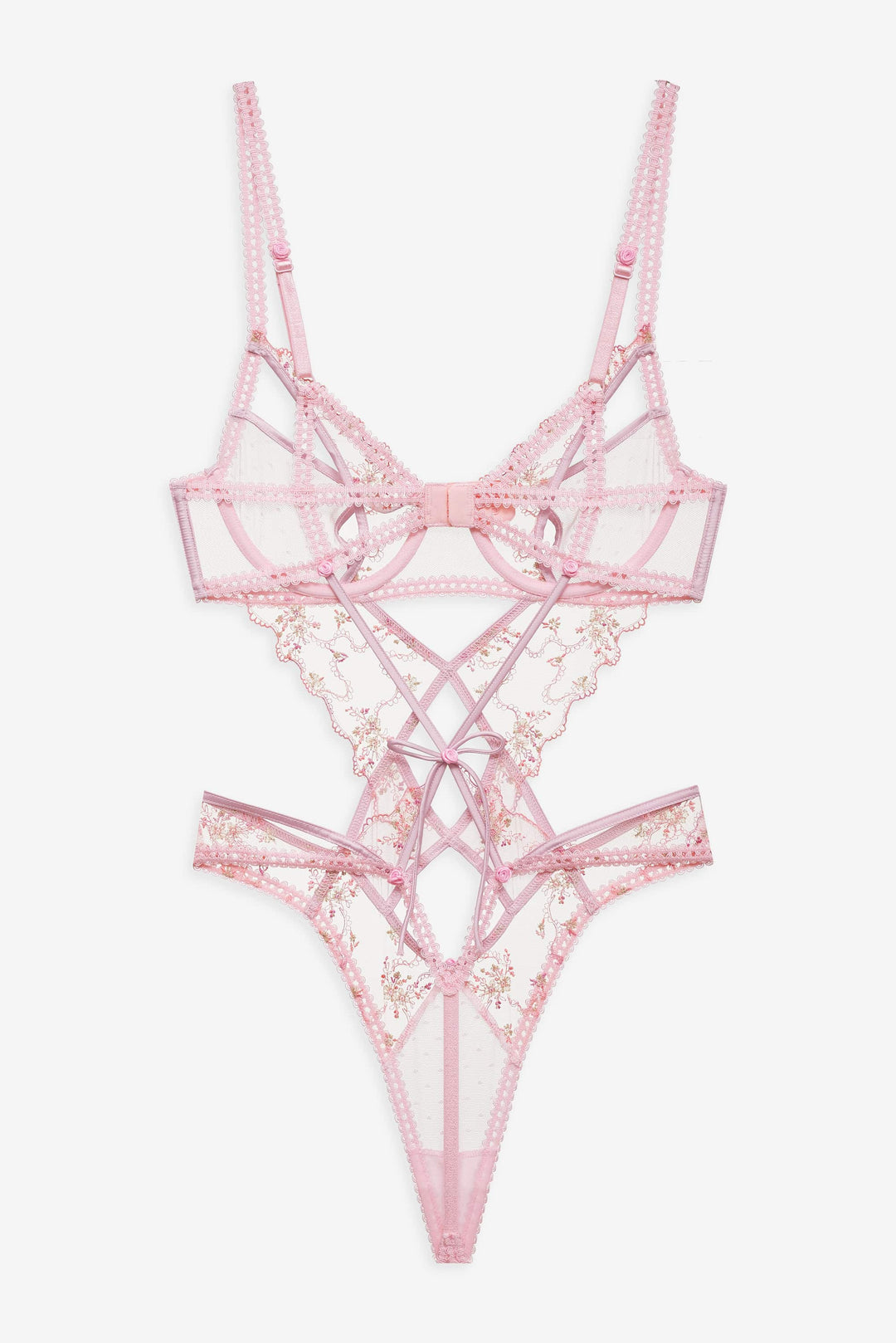 Dainty Daphne Teddy — Pink