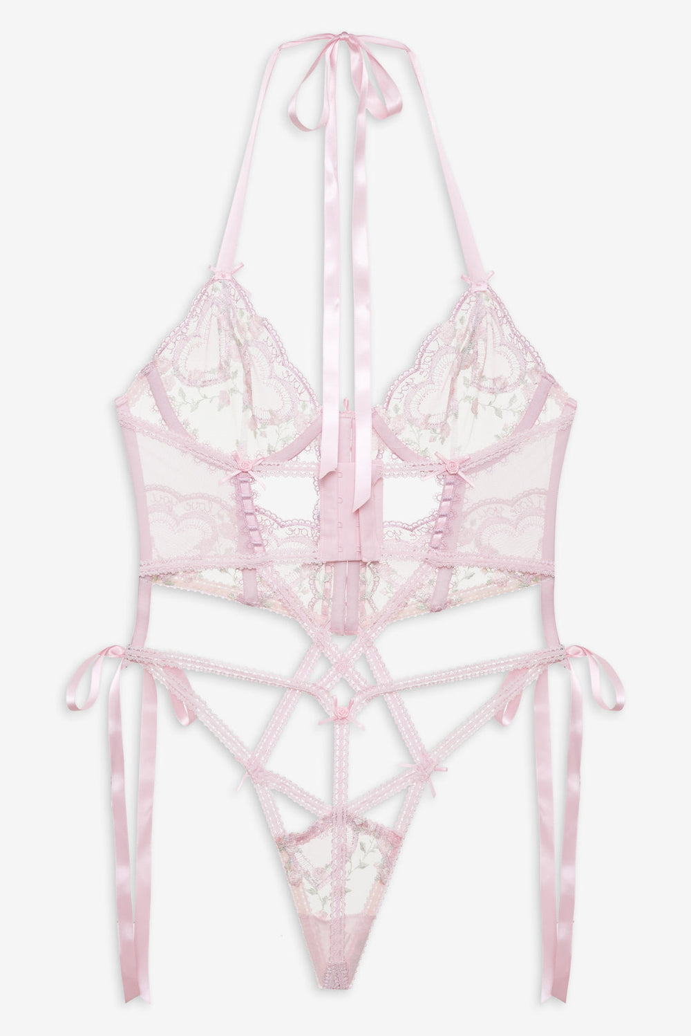 Ily Embroidered Teddy — Pink