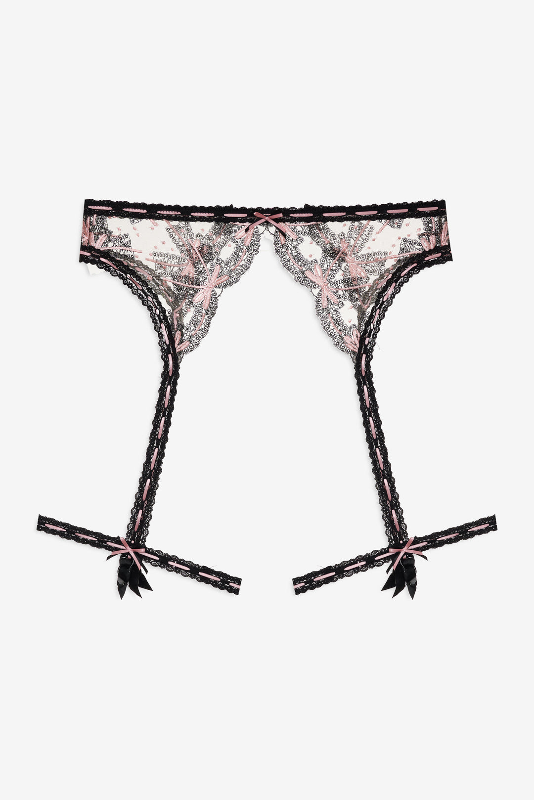 Love Letters Garter Belt — Black