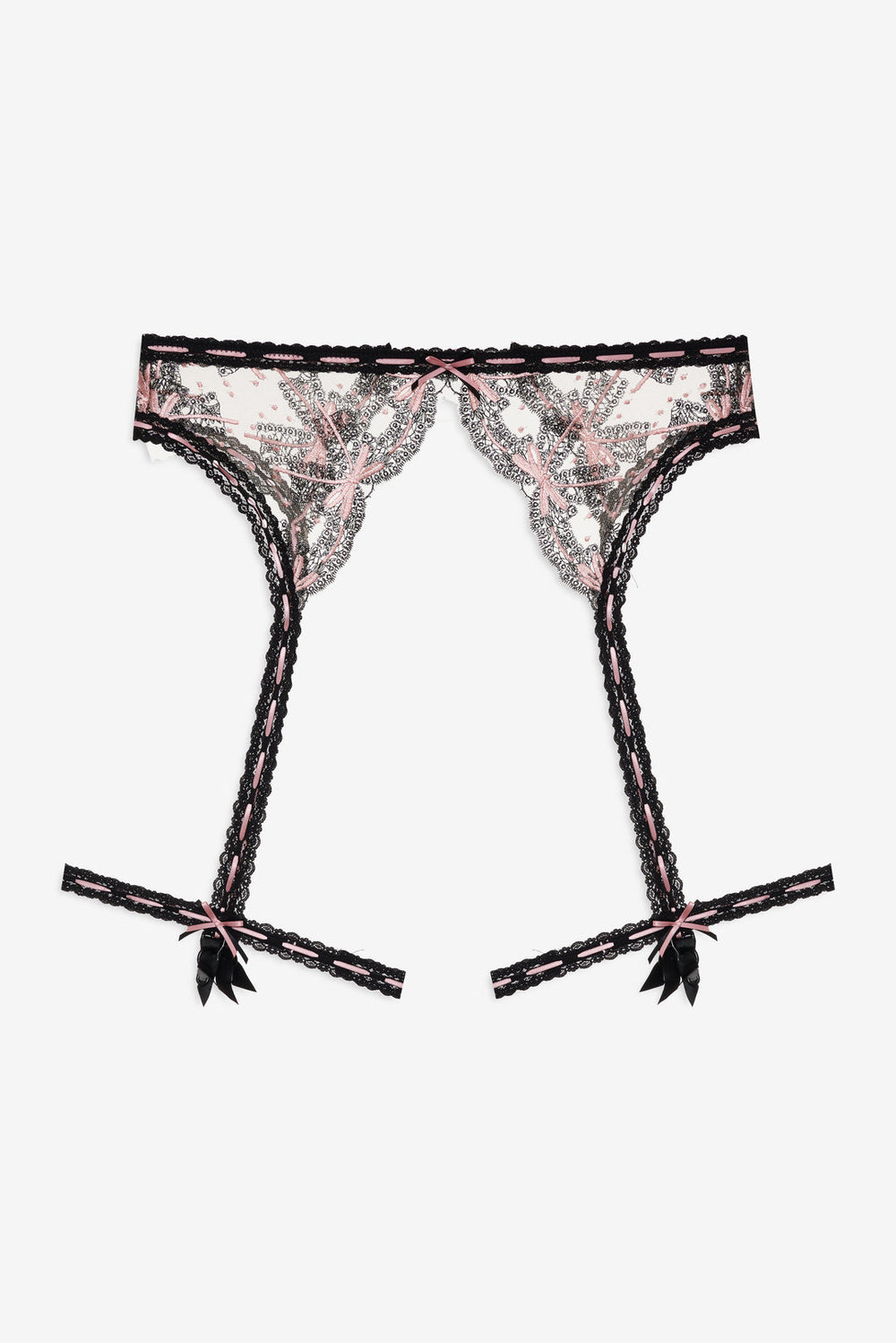 Love Letters Garter Belt — Black
