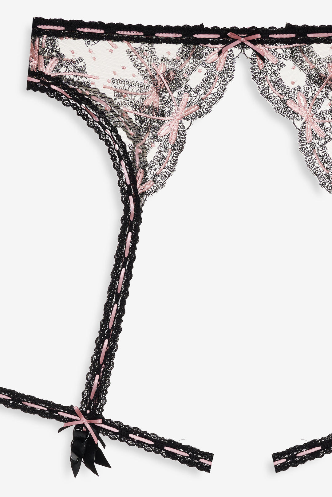 Love Letters Garter Belt — Black