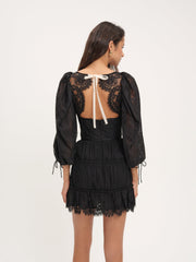 Ellis Mini Dress — Black