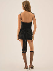 Harling Micro Mini Dress — Black