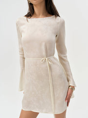 Madalie Mini Dress — Cream