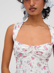 August Mini Dress — White