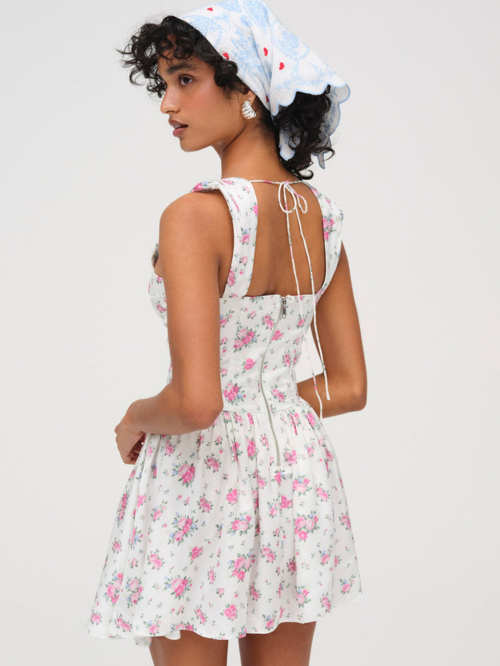 August Mini Dress — White