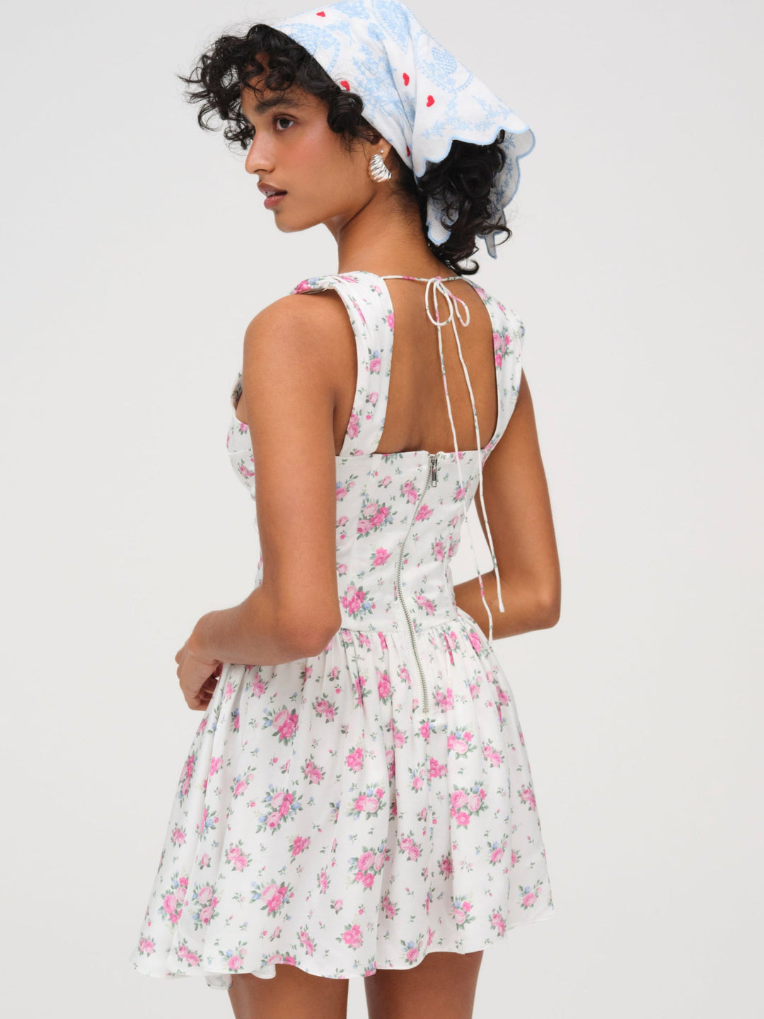 August Mini Dress — White