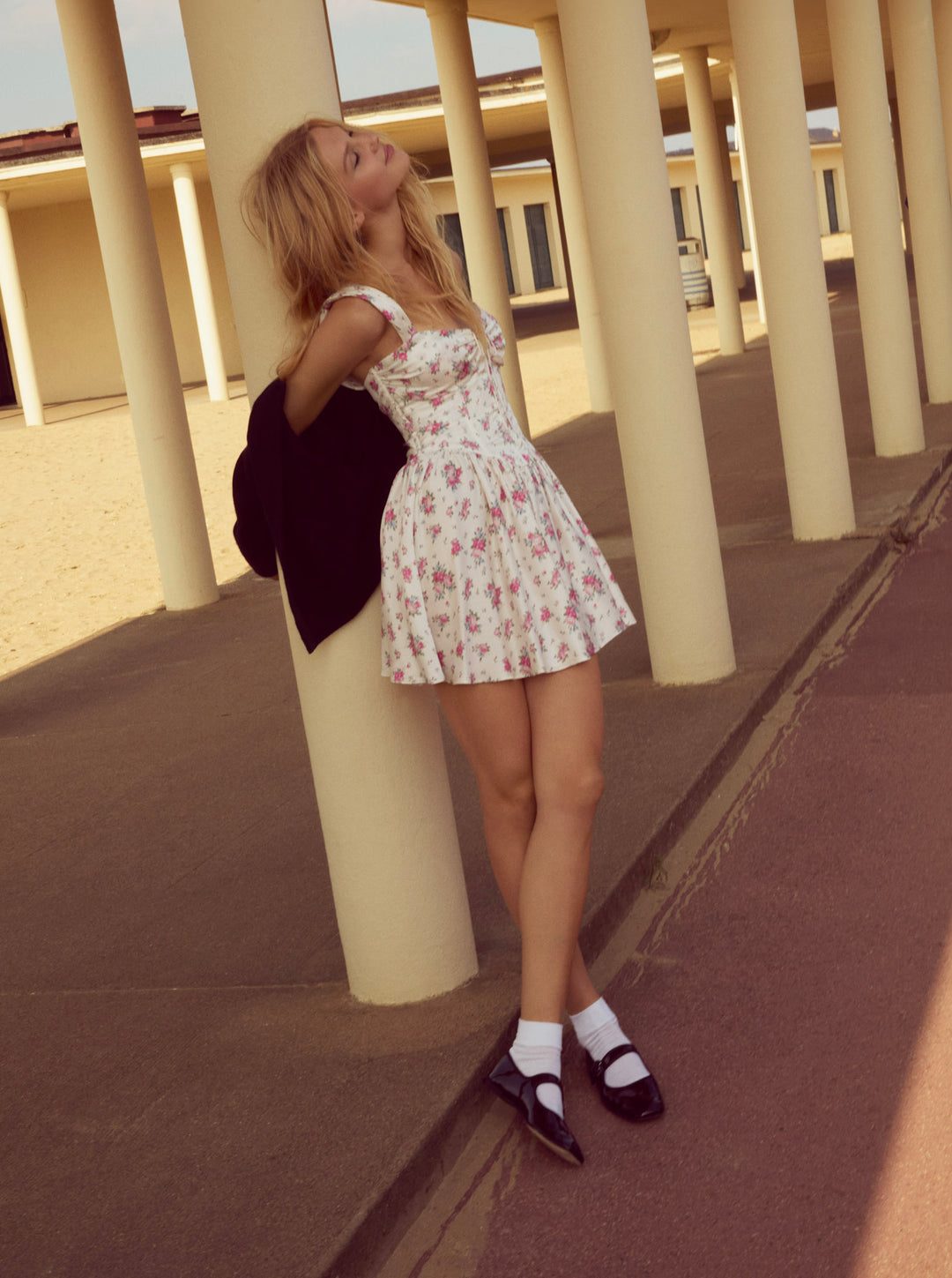 August Mini Dress — White