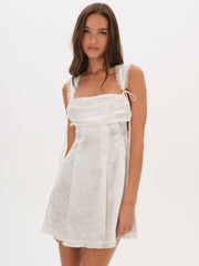 Holland Mini Dress — White