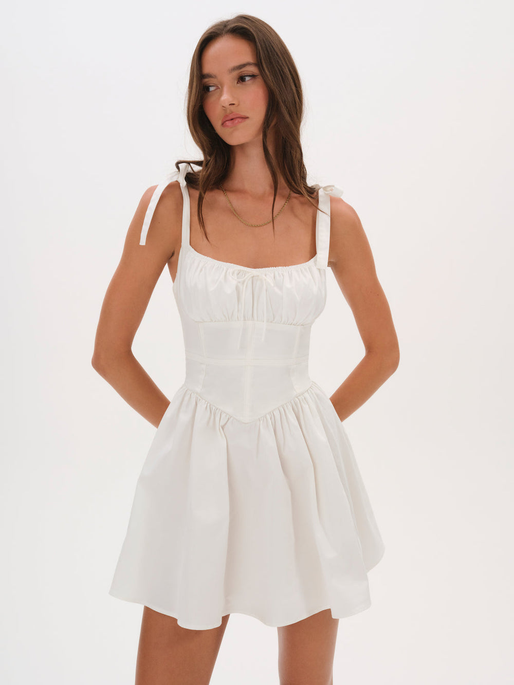 Jessie Mini Dress — White
