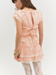 Ciara Mini Dress — Bisque