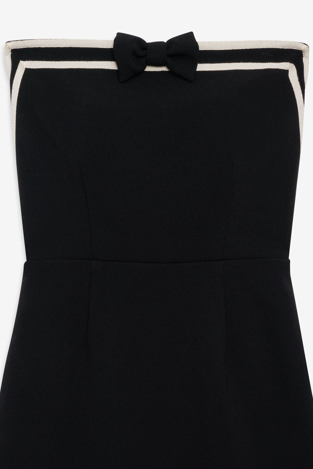 Josie Strapless Mini Dress — Black