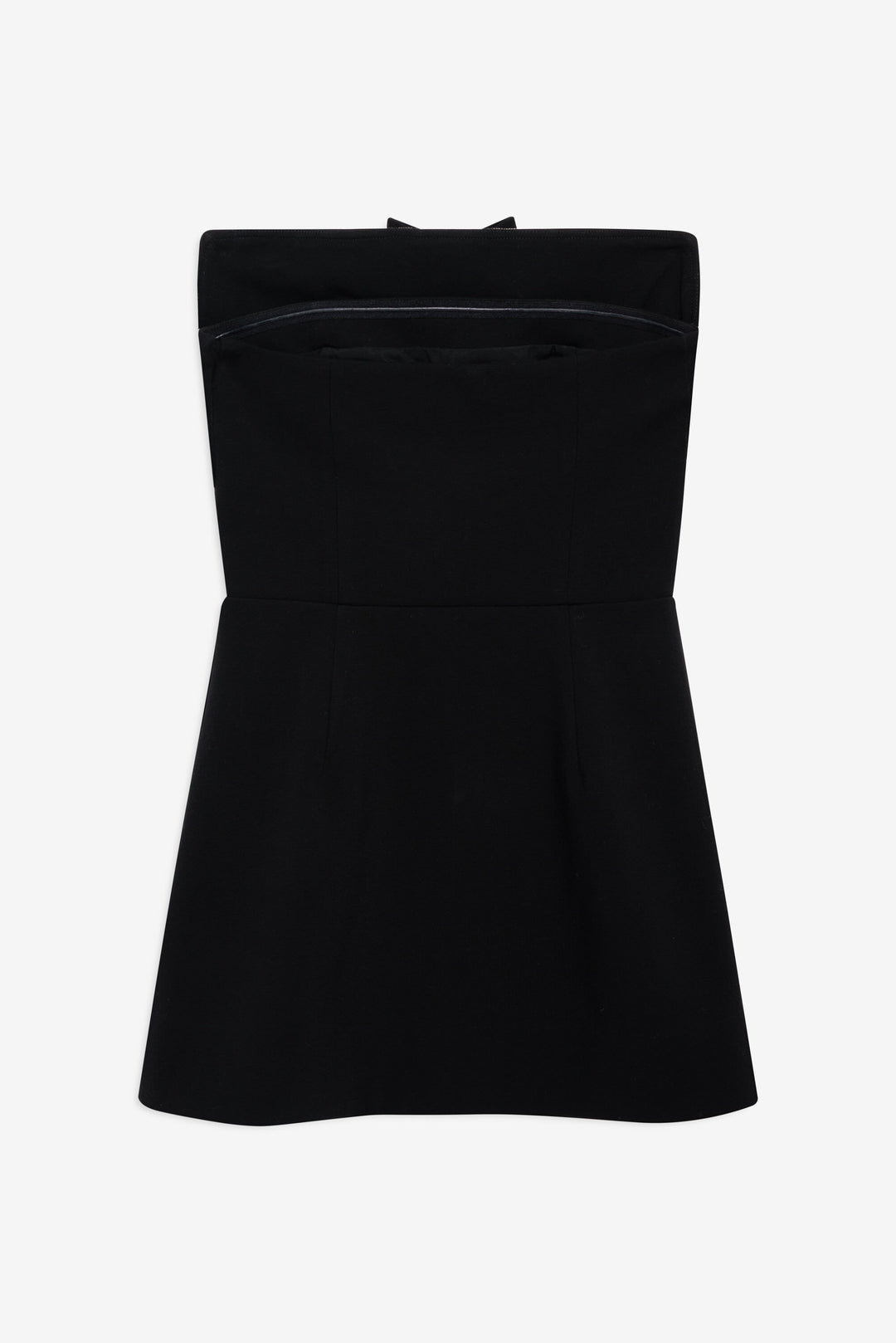 Josie Strapless Mini Dress — Black
