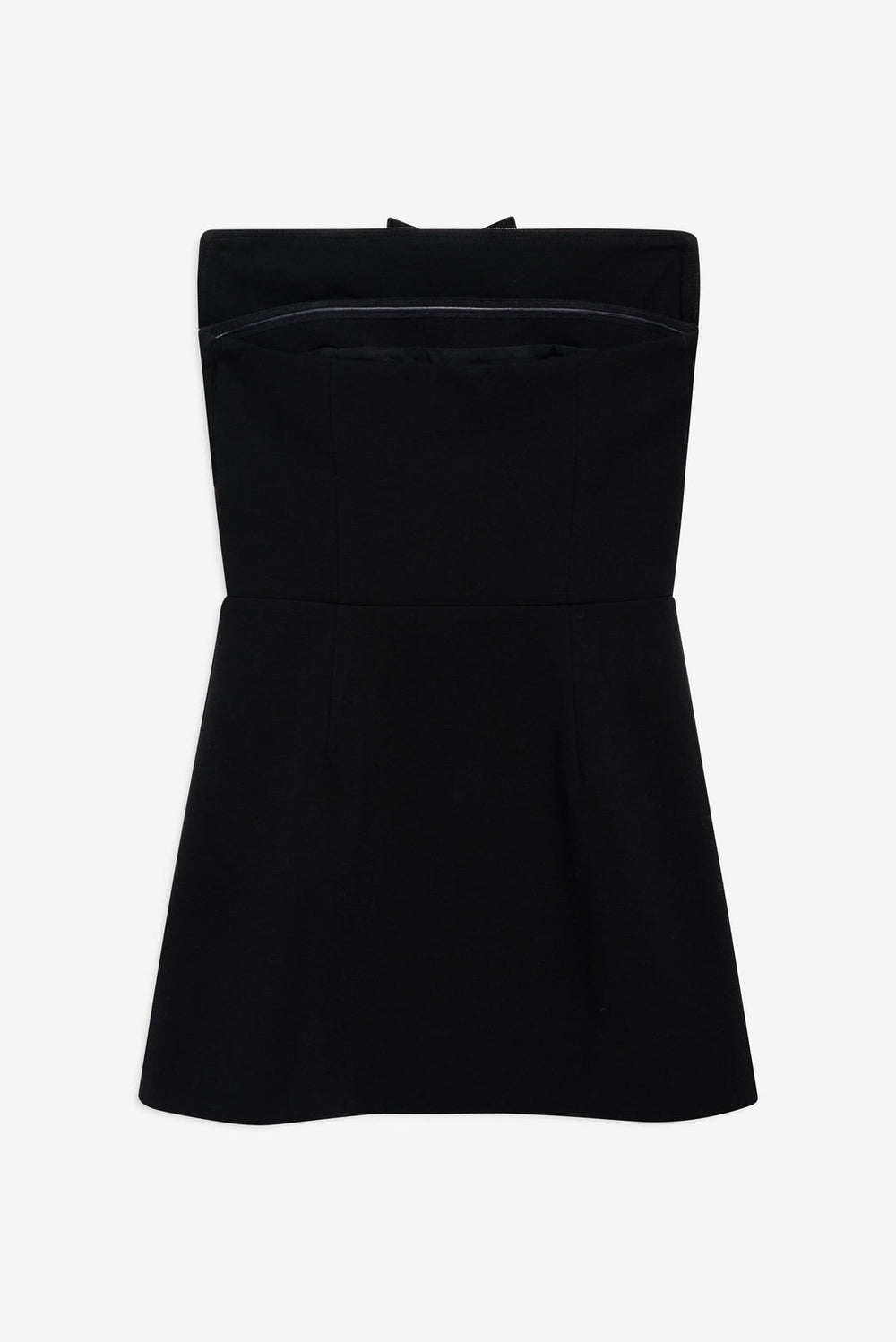 Josie Strapless Mini Dress — Black