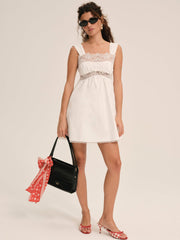 Marion Mini Dress — White