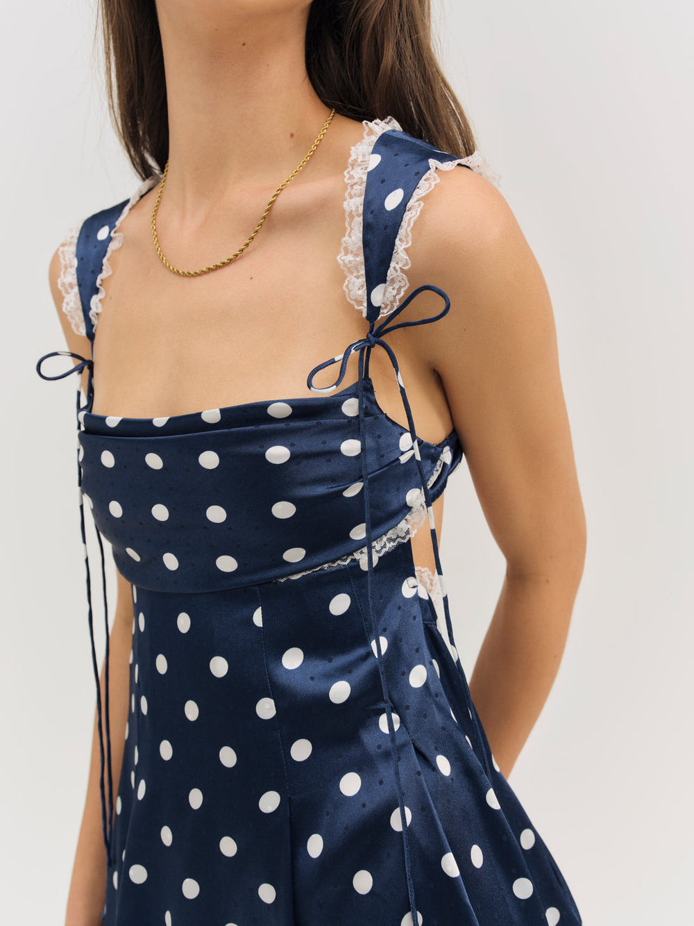 Holland Mini Dress — Navy