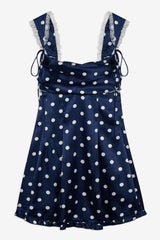 Holland Mini Dress — Navy