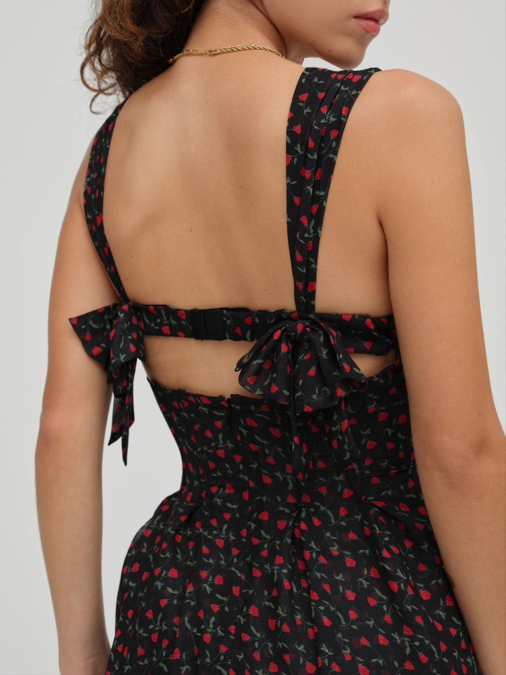 August Mini Dress — Black