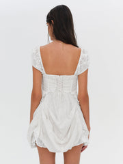 Morgan Mini Dress — Bright White