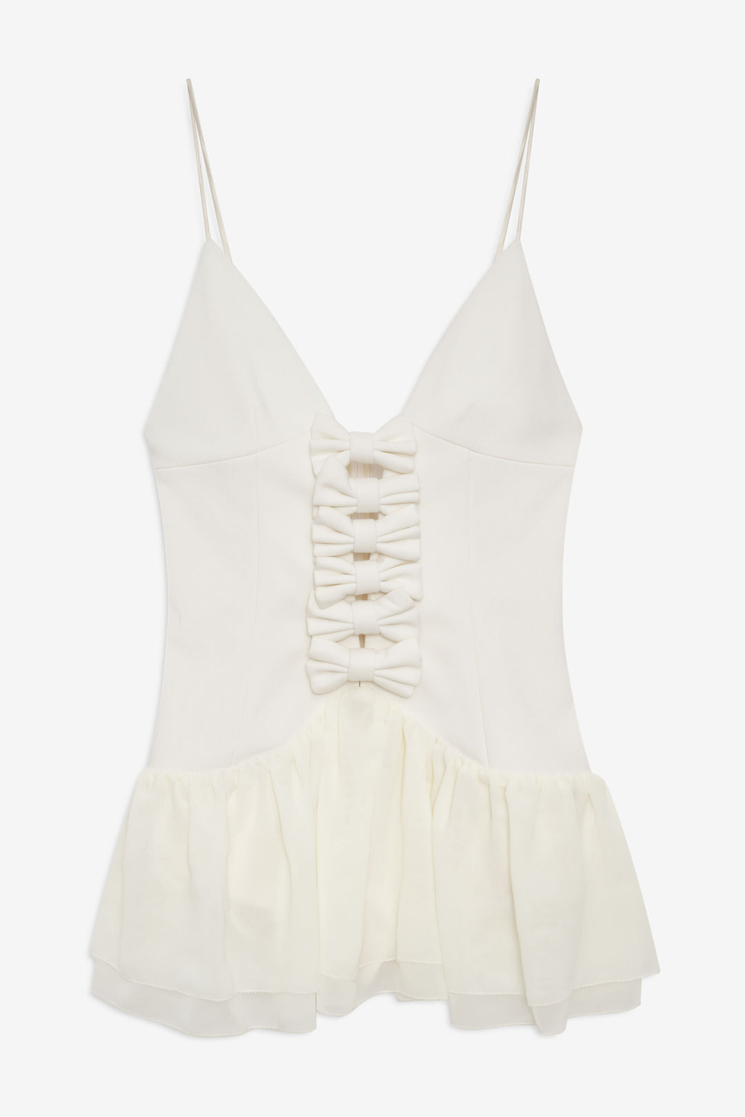 Josie Micro Mini Dress — Cream