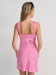 Claudia Mini Dress — Pink