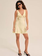 Sunrise Mini Dress — Yellow