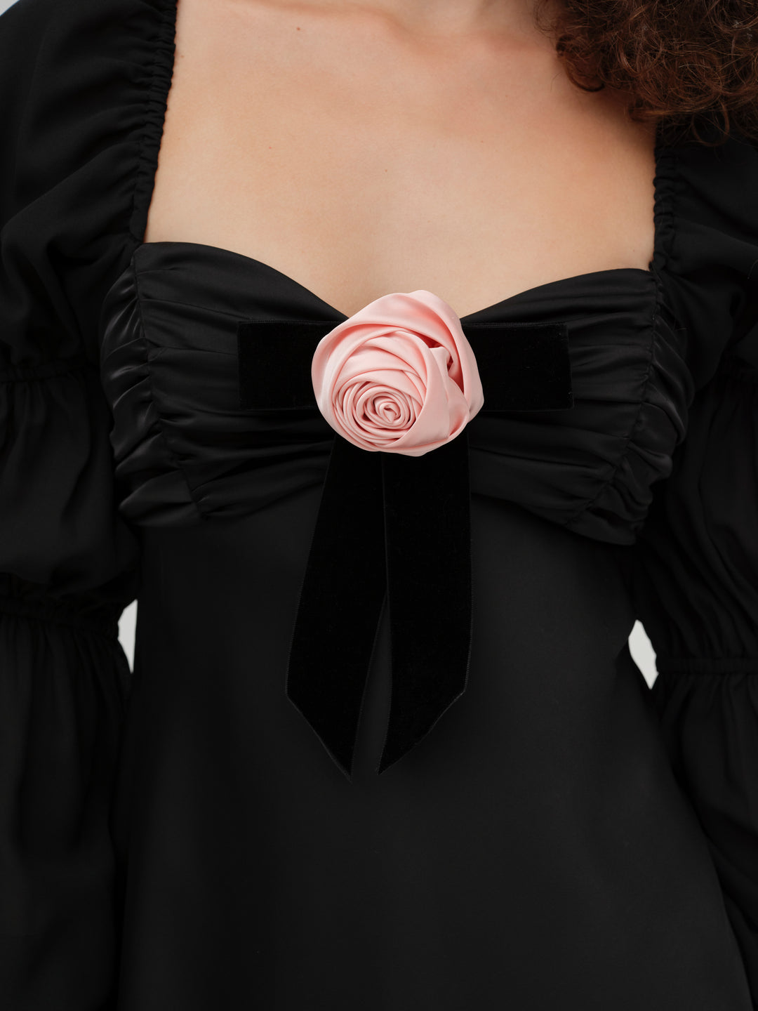 Jillian Mini Dress — Black