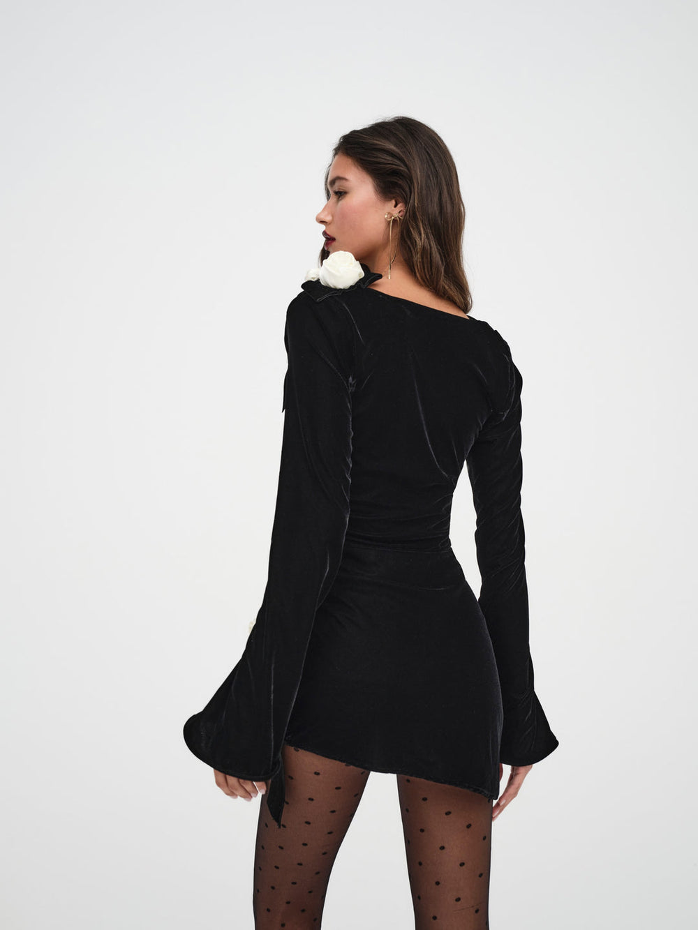 Tamera Mini Dress — Black