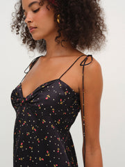 Adira Mini Dress — Black