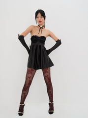 Virginia Mini Dress — Black