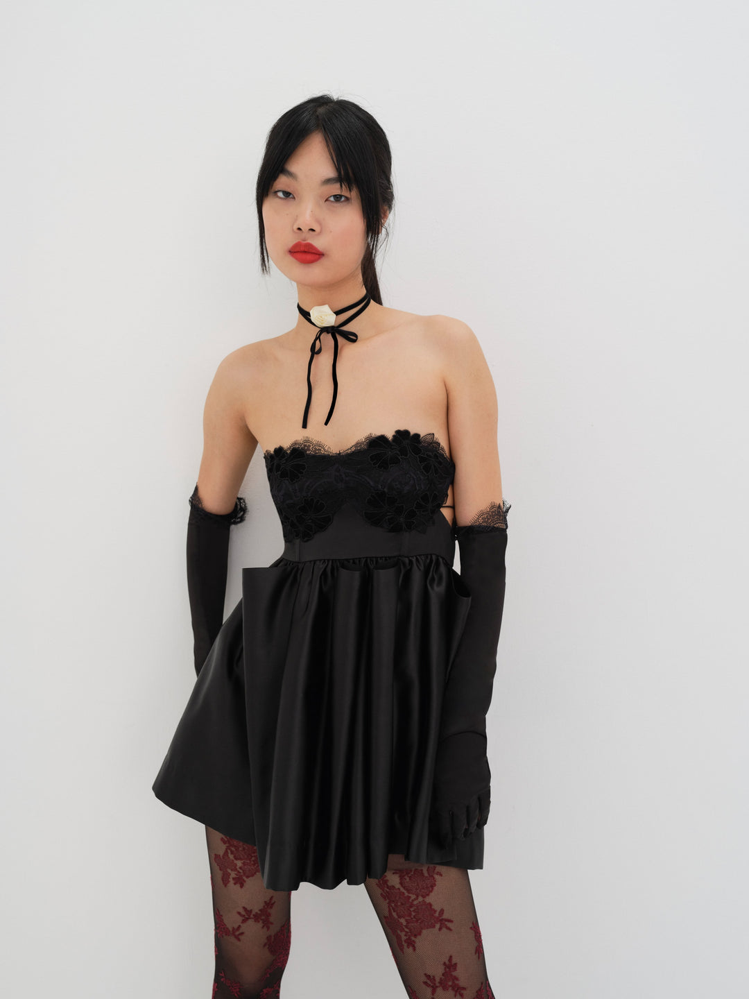 Virginia Mini Dress — Black