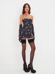 Posey Mini Dress — Black