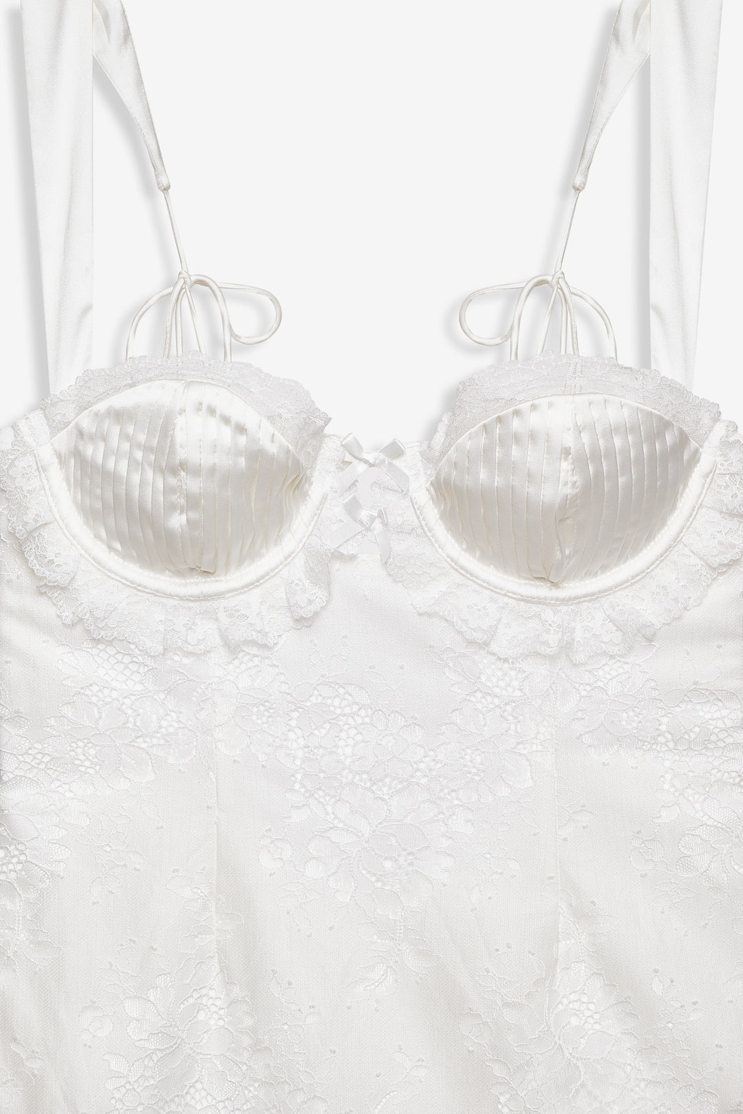 Allira Lace Mini Dress — White