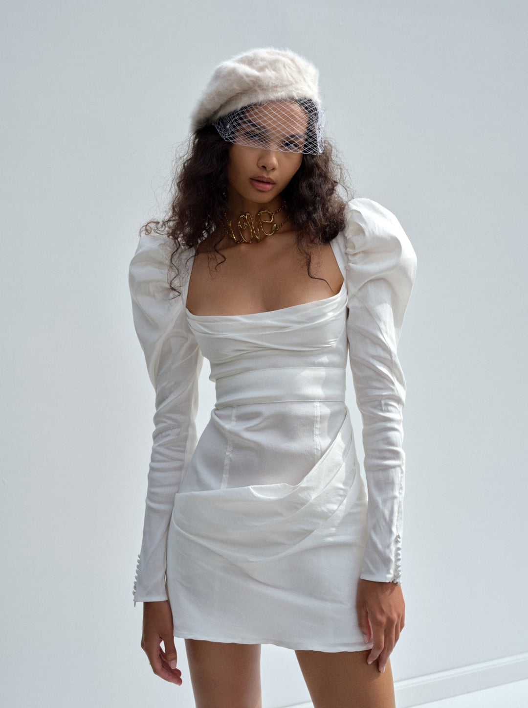 Etta Mini Dress — White