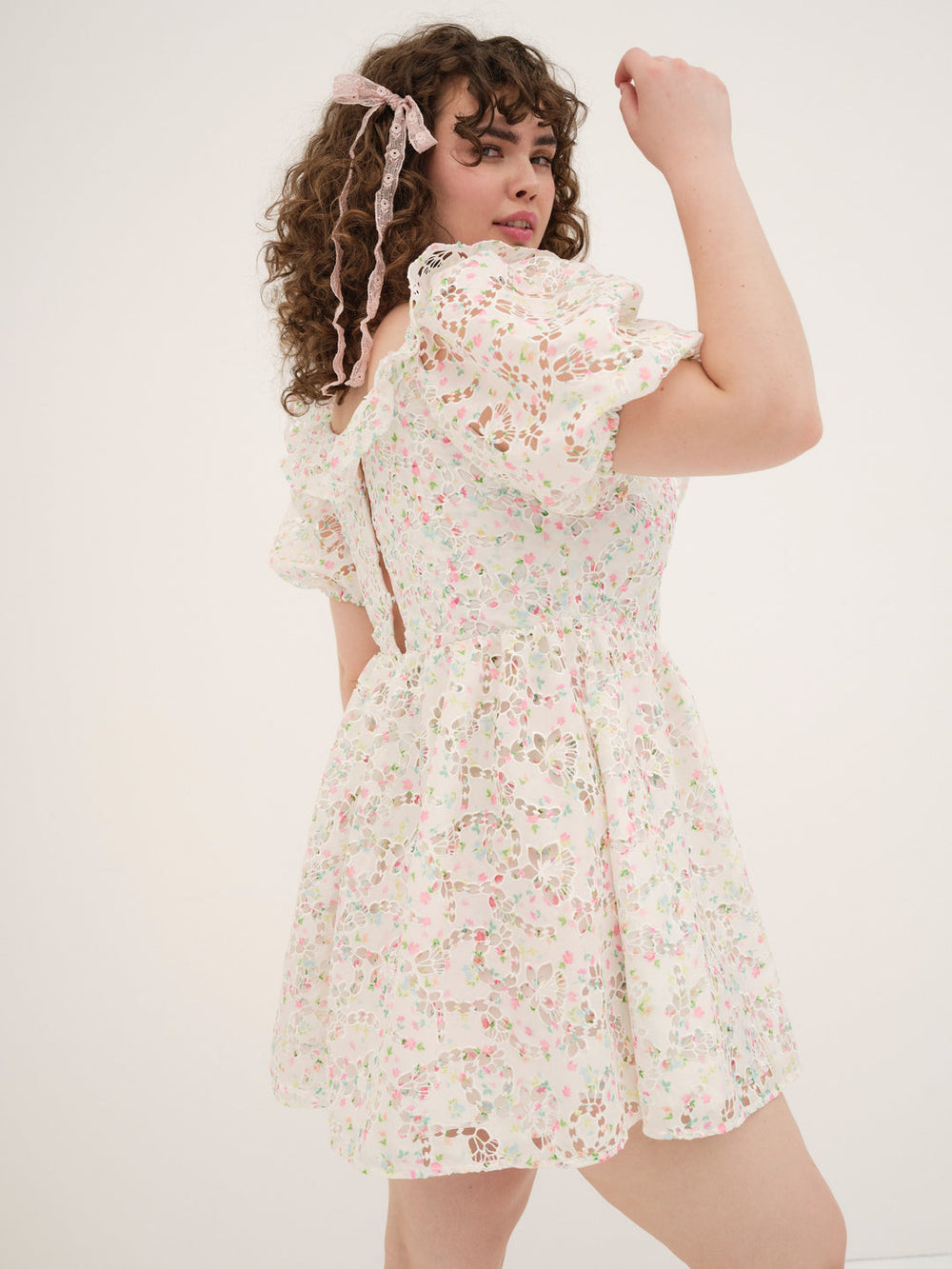 Magnolia Mini Dress — White