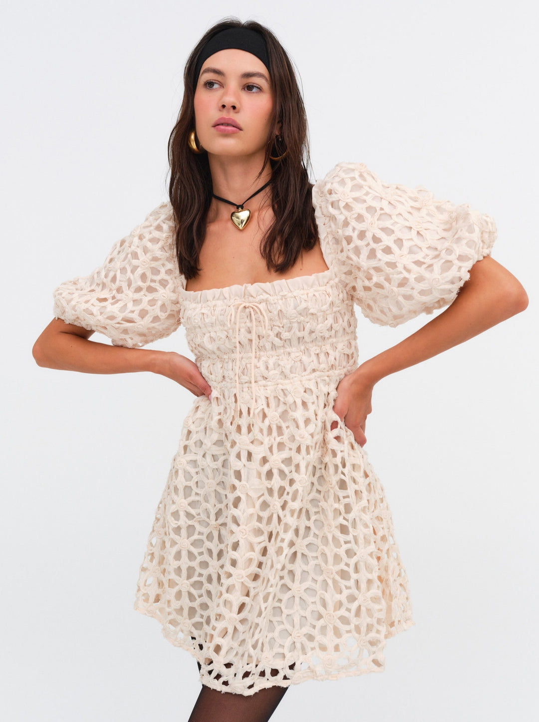 Brooke Mini Dress — White